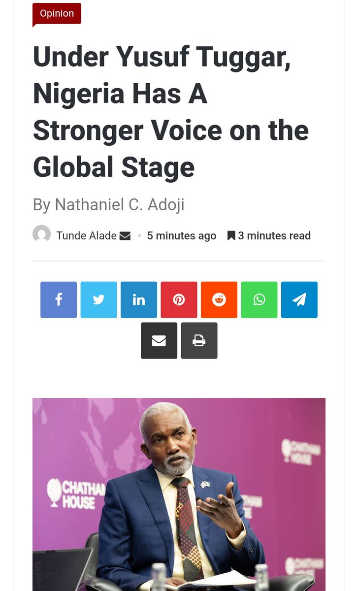 jarmari01's tweet image. Under HM of @NigeriaMFA, Amb @YusufTuggar, Nigeria Has A Stronger Voice on the Global Stage. 

Amb @YusufTuggar is no new entrant into the conversation of diplomacy—as both diplomat and politician. Prior to his appointment as Nigeria’s Minister of Foreign Affairs in August 2023,…