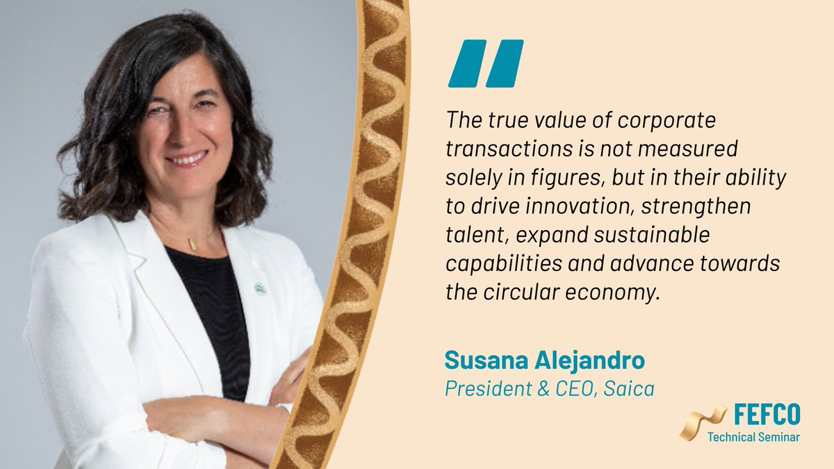Susana Alejandro, President &amp; CEO of <a href="/SaicaGroup_en/">Saica Group (ENG)</a>, just shared how strategic alliances are key to responsible growth.

By bringing together cultures, technologies &amp; people with a shared purpose, Saica is helping build a more sustainable future for the #corrugated industry and