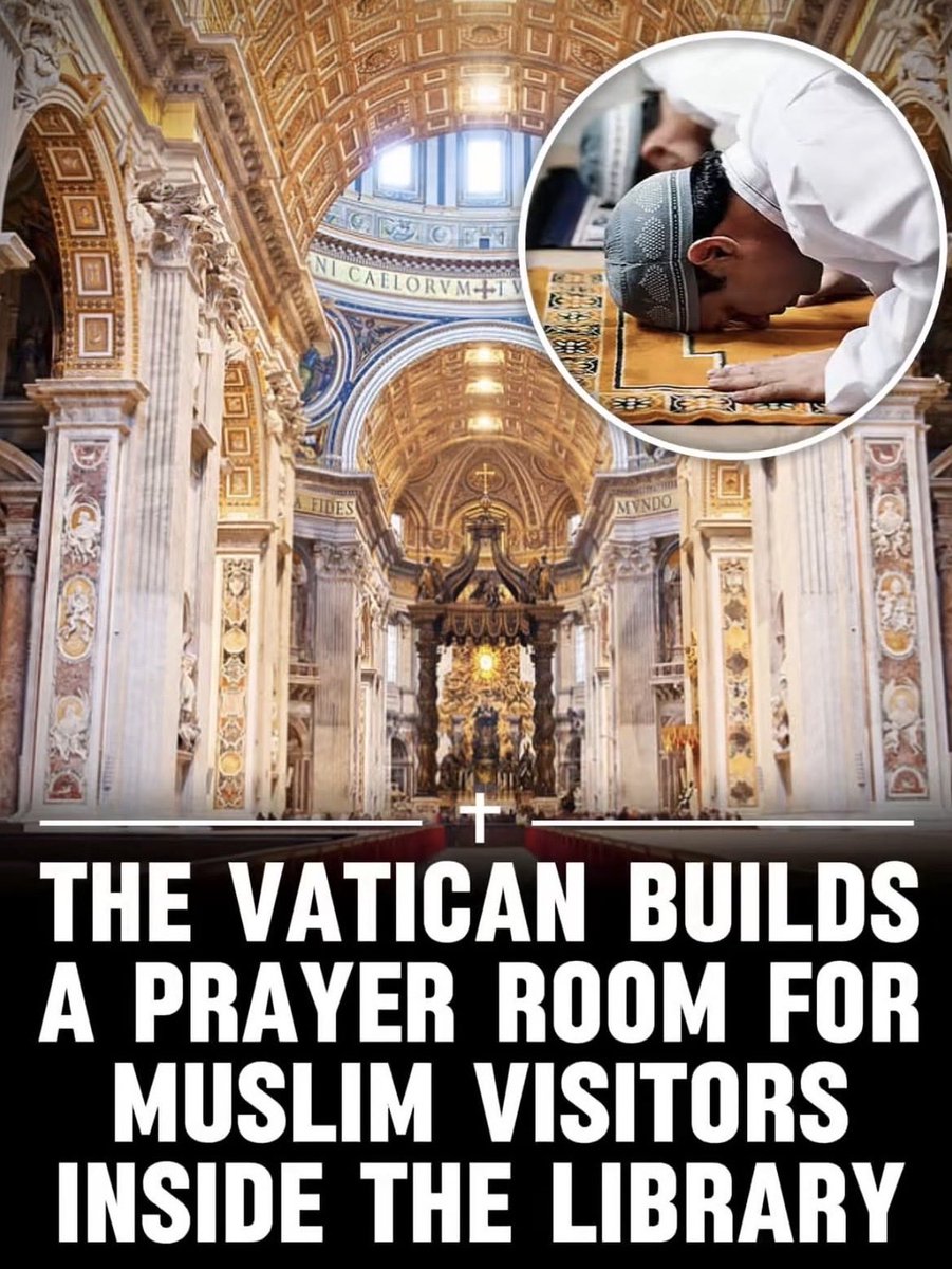 Das mag gut gemeint sein, ist aber absolut falsch verstandene Toleranz. Während Islamisten Christen für ihren Glauben Tag für Tag abschlachten, ermöglicht man es Muslimen, in der Vatikan-Bibliothek zu beten. 
Fiebertraum.