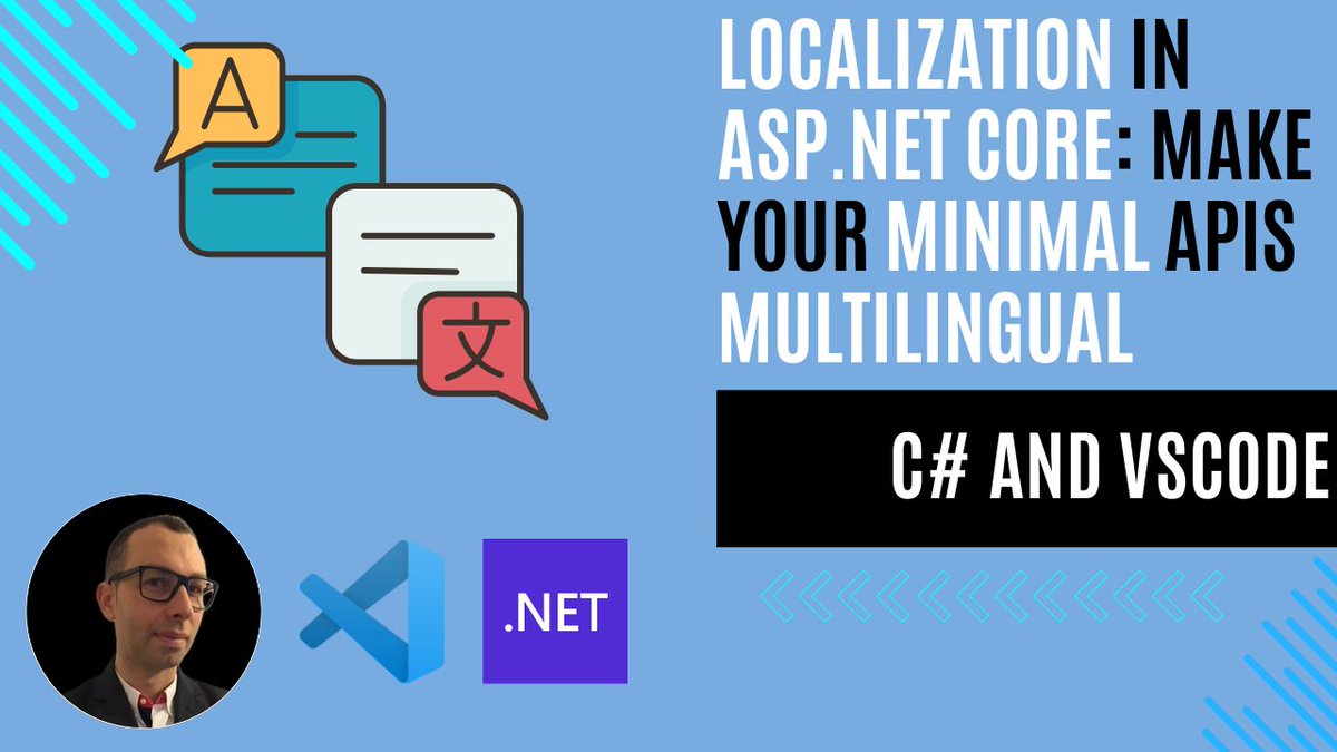 ottorinobruni's tweet image. 🌍 Make ASP.NET Core Minimal APIs multilingual! Deliver seamless, language-tailored experiences with built-in localization. #dotnet #aspnetcore #localization #multilingual  ottorinobruni.com/localization-i…