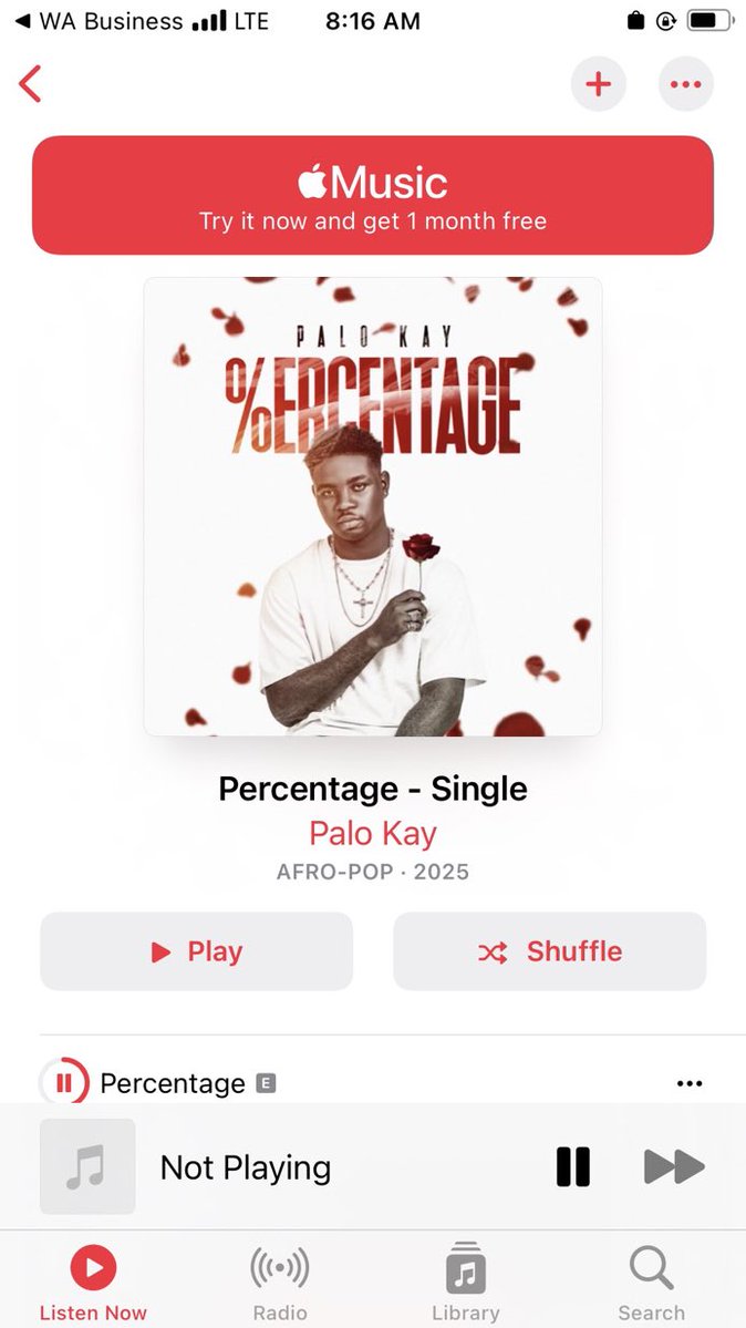 Nurse_Ofori's tweet image. When hard work meets real talent, the result sounds like this. 💯
It’s not just a song — it’s a statement from Palo Kay.
🎧 Apple Music: music.apple.com/gh/album/perce…
🎵 Audiomack: audiomack.com/palokay_/song/…
#PercentageByPaloKay @palokayofficial