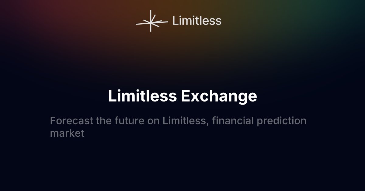 Mankind_crypton's tweet image. 🚀DID YOU KNOW?

Most people are farming points without realizing what Limitless actually is 👇

It’s not just another campaign, it’s a decentralized prediction market built on @BuildOnBase, backed by Coinbase Ventures, 1Confirmation, Maelstrom, and other heavy hitters.

Here’s…