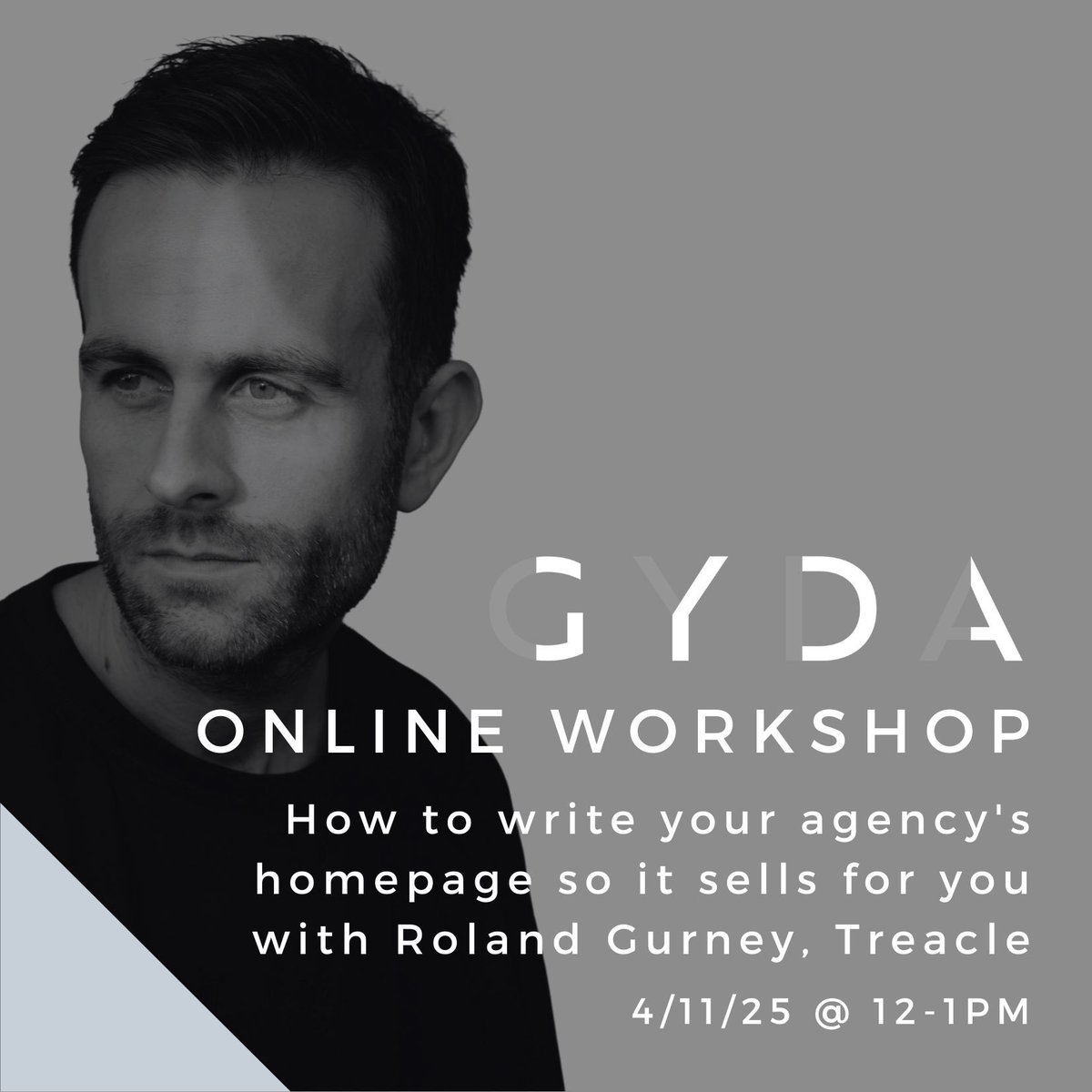 Join our workshop where we'll take you through how to create a compelling homepage -how to define your positioning &amp; unique idea, and craft messaging. 

buff.ly/prU0PXG 
#agencyworkshop #agencyevent #agencypositioning #brandworkshop #agencylife #rolandgurney #treacle