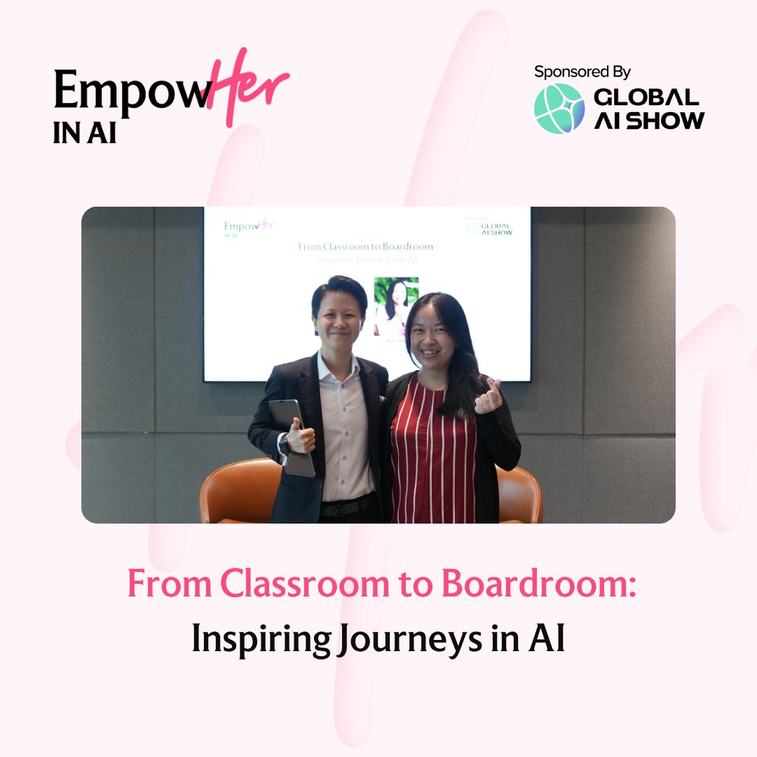 EmpowHERinAI's tweet image. What an incredible energy at our last Empowher in AI panel in Singapore!

A massive shoutout to our brilliant speakers who shared their wisdom and ignited powerful discussions.

Thank you to everyone who attended and contributed to such a vibrant community. We can&apos;t wait to see…