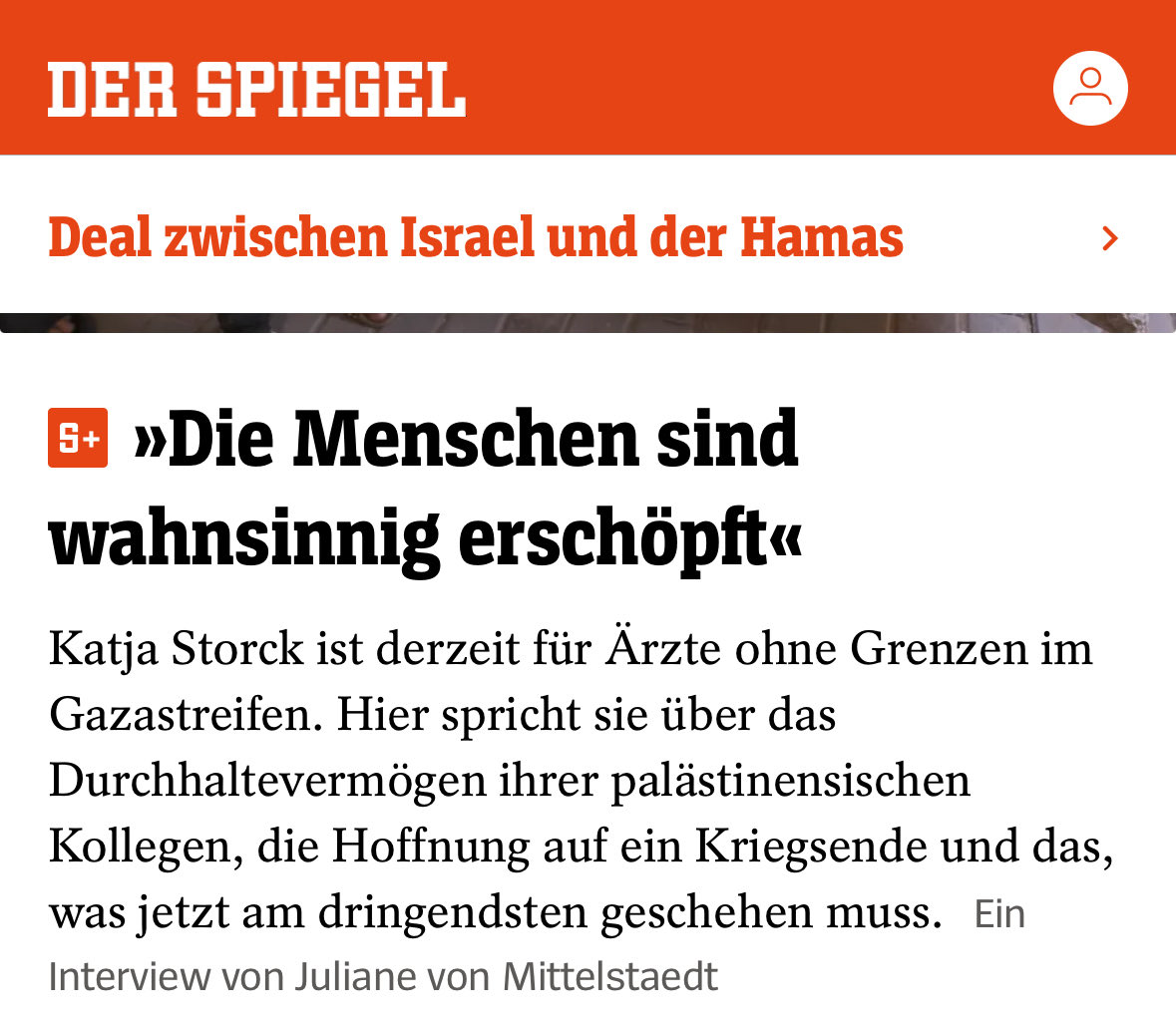 So ein Bullshit . Im Vergleich zu den Geiseln der Hamas und den am 07.10.23 Getöteten sind die Gaza-Bewohnenden noch gut dran. Kein Grund also erschöpft zu sein.