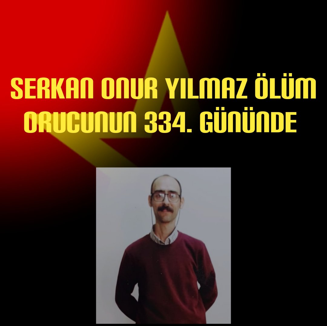 Serkan Onur Yılmaz ölüm orucunun 334. Gününde
Serkan Onur Yılmaz'ın talepleri kabul edilsin.
Kuyu tipi hapishaneler kapatılsın.

#KuyuTipiHapishanelerKapatılsın