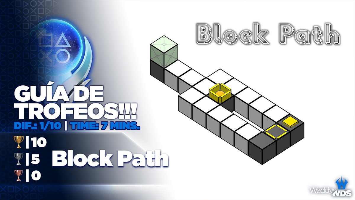 WaddysWDS's tweet photo. 🆕 #GuíadeTrofeos | #TrophyGuide
🎮 Block Path
🎬 https://t.co/FM5Wc5mEZg
🦾 1/10
⏱️ 7 Mins.
🏆 16 Trophies
💱 8 Stacks
Thanks!: @Aristo_Studio 😎
#BlockPath #Indie #Indiedev #Indiegame #Guide #Trophy #PS4 #PS5 #Nintendo https://t.co/djuNYruWvA