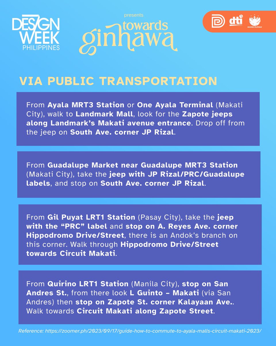 DTIDesignCenter's tweet image. Travel with ease and intention, letting the journey itself be part of the ginhawa we create together at Design Week Philippines.

See you tomorrow! 🌿

#DesignWeekPhilippines #DesignWeekPH #DWP2025 #TowardsGinhawa
