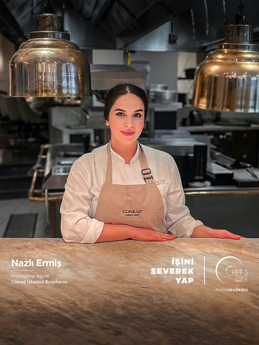 ChefsTableMutAk's tweet image. Profesyonel Aşçılık Eğitimi mezunlarımızdan Nazlı Ermiş, Conrad Istanbul Bosphorus’da işe başlamıştır. Sevgili Nazlı Ermiş’e kariyerinde bol şans, bol başarılar diliyoruz. Yolu açık olsun.

#chefstablemutfakakademisi #profesyonelaşçılıkeğitimi #işiniseverekyap #mezunlarımız