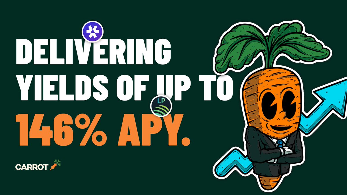 Maximize your <a href="/solana/">Solana</a> yield effortlessly with <a href="/DeFiCarrot/">Carrot 🥕</a>!

Its automated Boost Loops amplify your APY, while the Points Program rewards your loyalty.♻️

Deposit, stake $CRT and watch your harvest grow.📈

DeFi made simple.👇

medium.com/@roshni_k06/st…