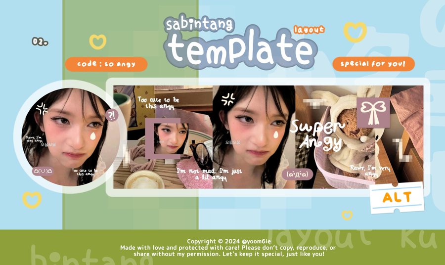 yoom6ie's tweet image. help repost please? thankyou! 😆💗

hallo teman-teman! aku mau clarencesale (cs) keempat template layout ini hanya 100k/each, boleh dp/booked dulu yaa, mari jajank 🤓 #zonauang