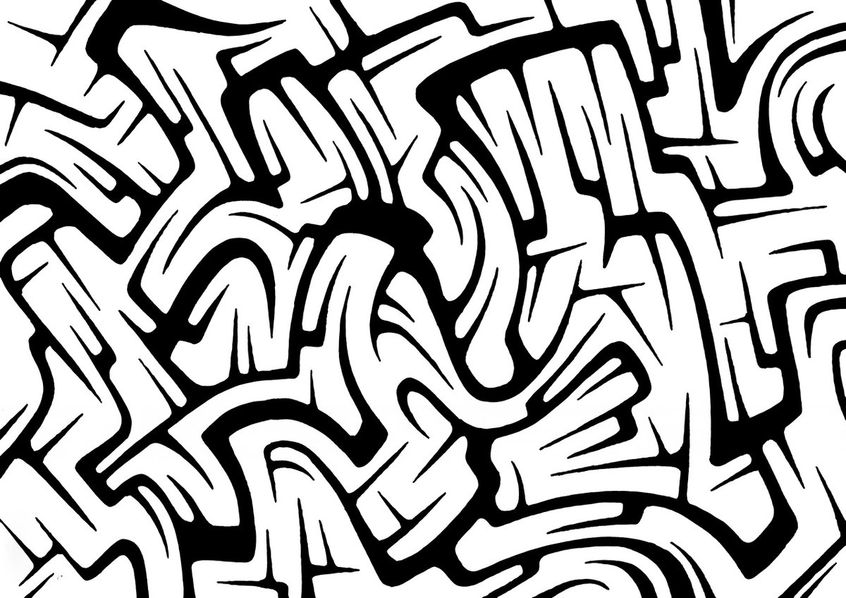 IntrinsicArts's tweet image. &quot;Furgrisuk&quot; #abstractart #pureart #alienorganics #therapy #meditation #chaos #art #pendrawing