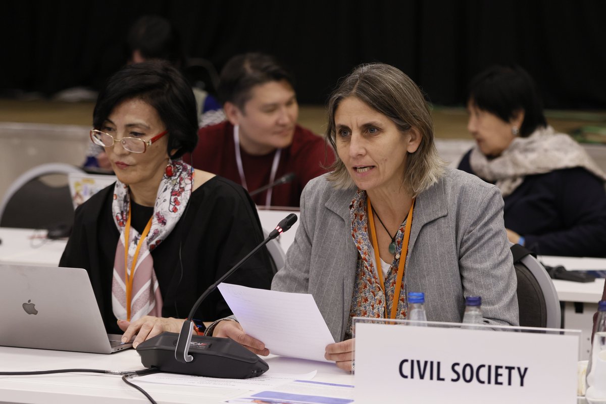 ⬛️⬜️In today's session of the OSCE, <a href="/ArianeHeinz/">Ariane Heinz</a> warned that Spain’s judiciary is deeply politicised — a fact repeatedly criticised by <a href="/UNHumanRights/">UN Human Rights</a> &amp; <a href="/coe/">Council of Europe</a>.
“Since 2017, more than 4,000 Catalans — teachers, mayors, activists — have faced prosecution for political reasons.”