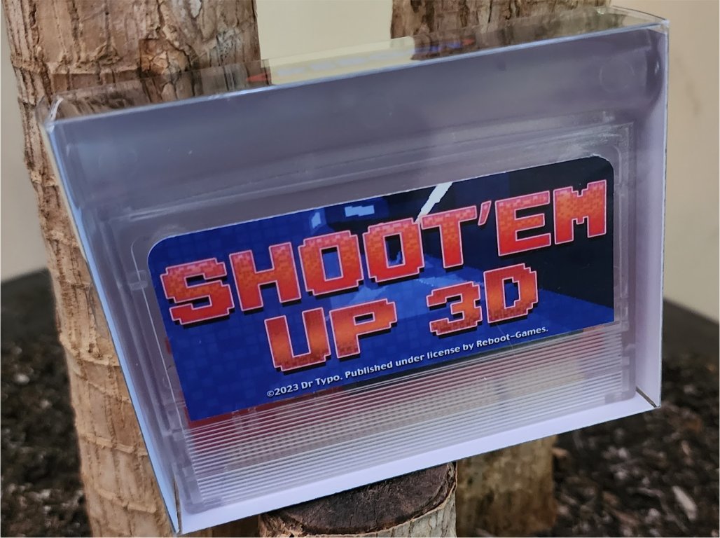 Our very own "Rocketeer: Caravan Edition" and Dr. Typo's wonderful "Shoot'em Up 3D" are now available to order as LED mini carts. 

You know the drill by now:
reboot-games.com/rebootnews/ord…