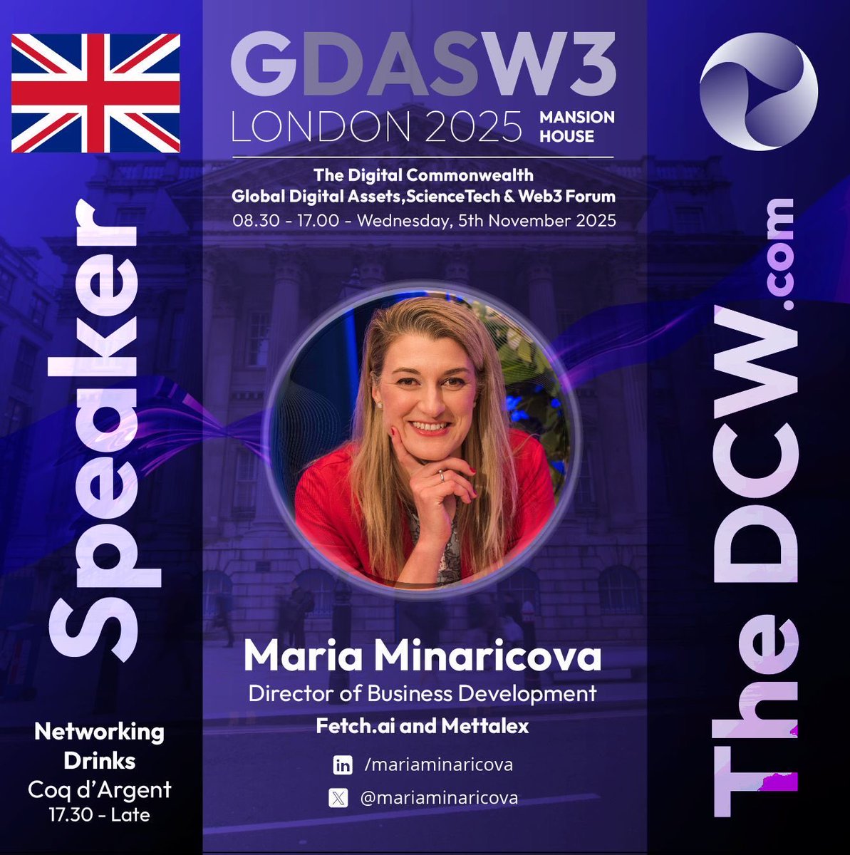 I_Am_DTaylor's tweet image. The @ASI_Alliance will take the stage in the City of London at the Lord Mayor’s Mansion House.

Together with our partners @CUDOS_ and @Fetch_ai, we’ll explore how open, distributed AI infrastructure is shaping the future of intelligence.

💡 - Balancing progress with purpose
🧠…