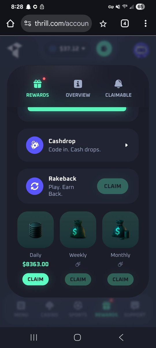 If you are sick of your old school, no profit sharing affiliates, it might be time to switch it up.  
 
Under code #OLDMAN, we have reinvented everything you thought you knew about affiliate programs.

Join all the socials and check us out.   Thrill.com is a
