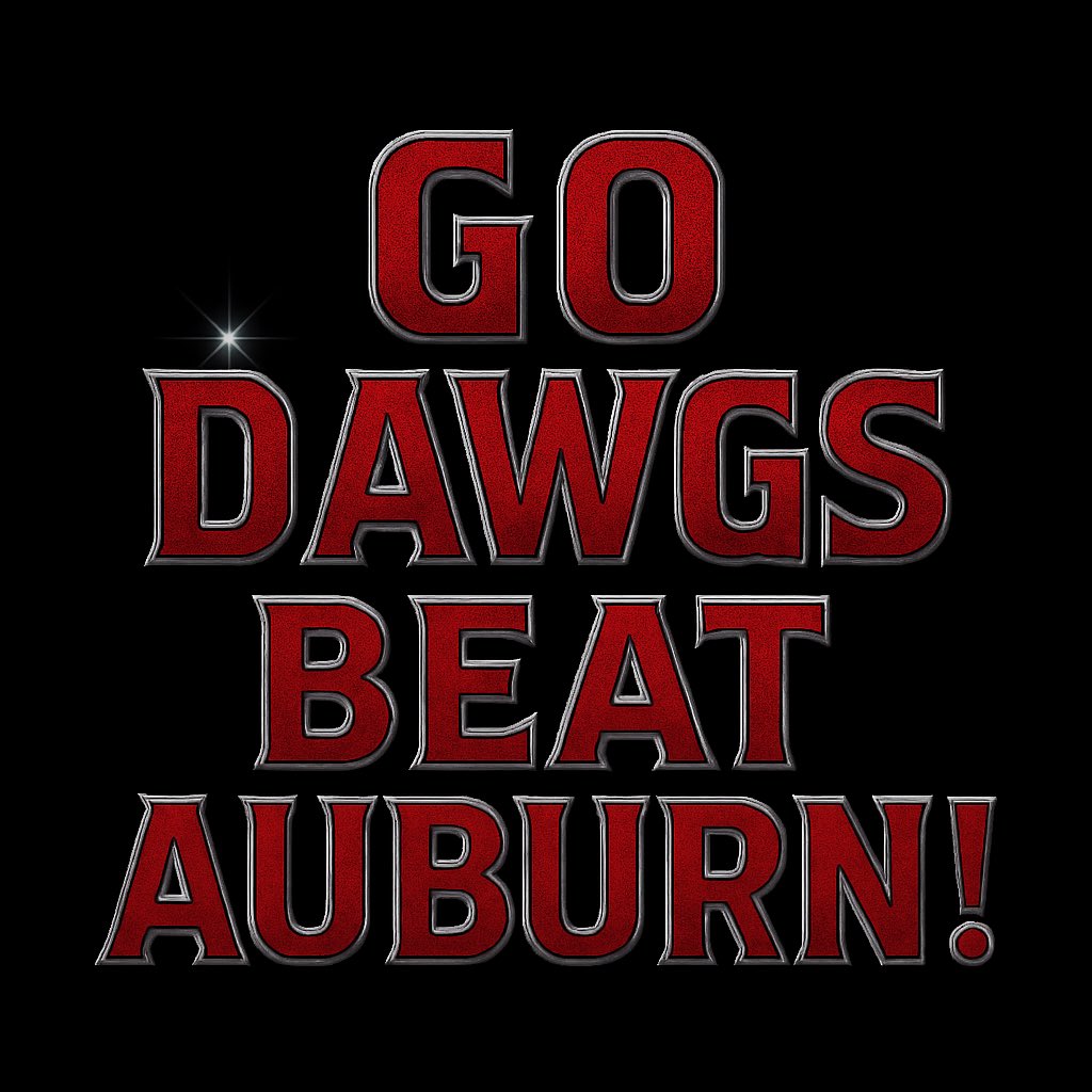 Happy Friday from Georgia 🇺🇸 
Go Dawgs!