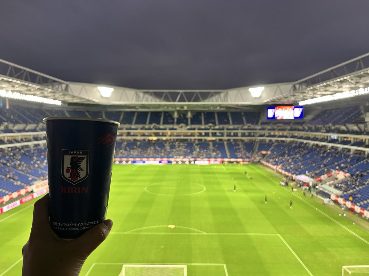 gravity324's tweet image. 今日はここから
#サッカー日本代表戦 #パナソニックスタジアム #キリンチャレンジカップ