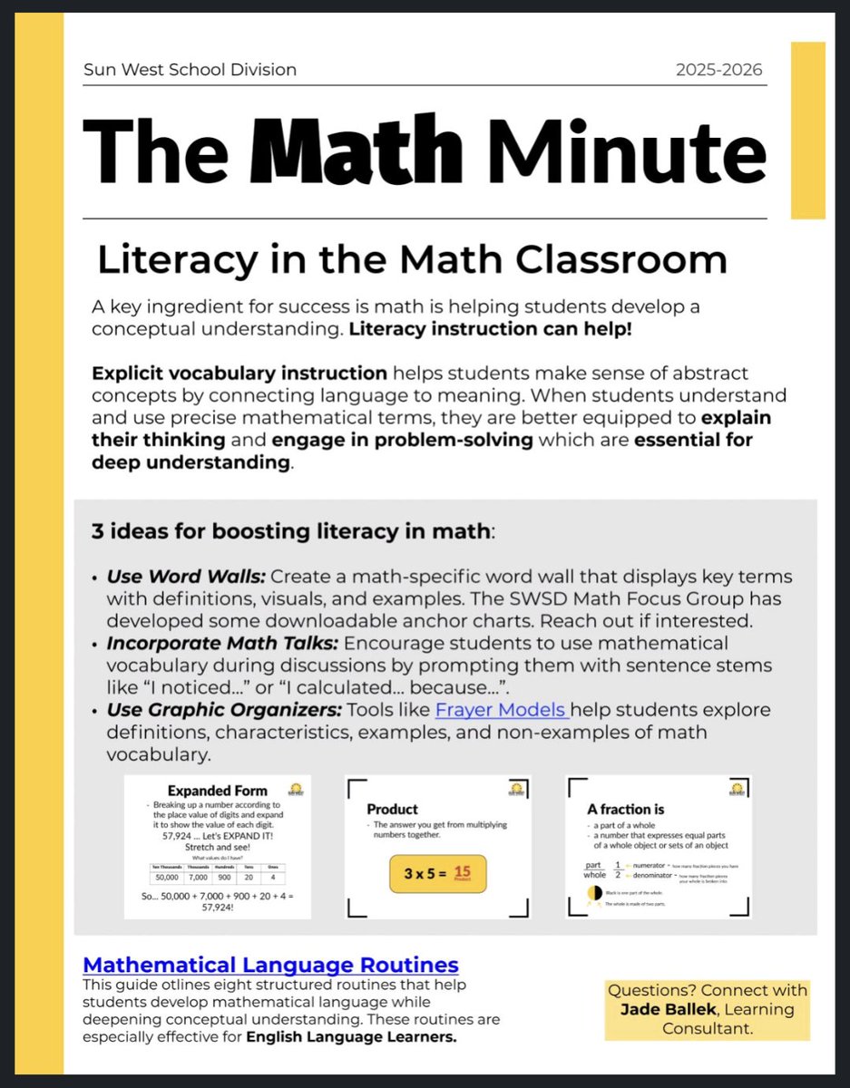 Melissa Gill (@mrsgillatwvec) on Twitter photo T: "I'm the Math teacher. Not the Reading teacher."
M: "That's fantastic! But we all teach literacy. Tell me about your vocabulary instruction." #intentional #contentareas
👇👇👇 T: "I'm the Math teacher. Not the Reading teacher."
M: "That's fantastic! But we all teach literacy. Tell me about your vocabulary instruction." #intentional #contentareas
👇👇👇