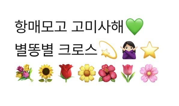 문별이 항매모고고미사해 별똥별크로스🫳🏻🫳🏻