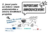 mladibl's tweet image. Objavljen 2. javni poziv za mikro i male preduzetnike u okviru EmBRACE projekta

mladibl.com/?p=48302

#mladibl #ostalo #mikro #mali #preduzetnici #EmBRACE #projekat