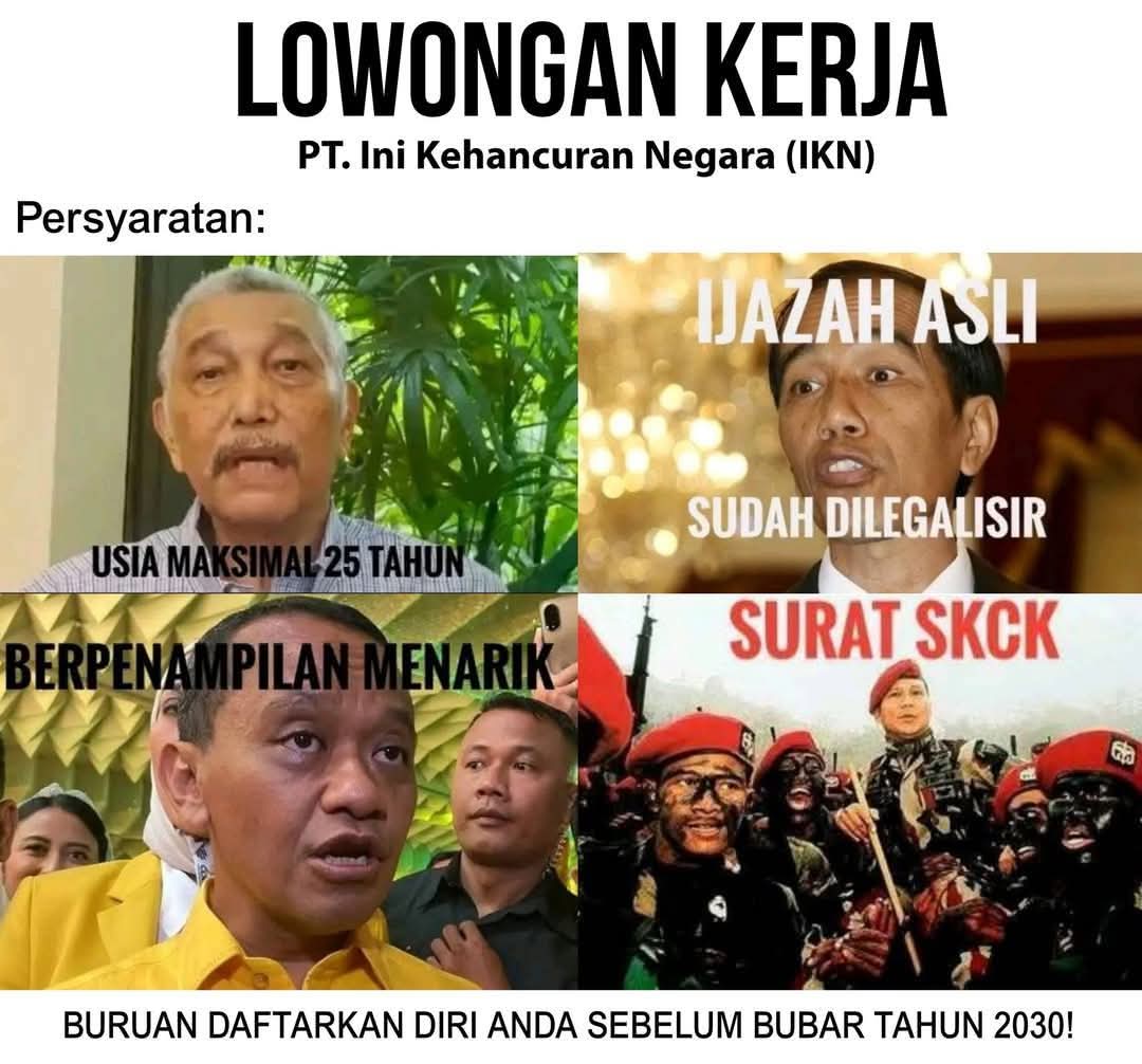 <a href="/B3doel___/">b3'doel</a> <a href="/bahlillahadalia/">Bahlil Lahadalia</a> lu emang menarik, menarik untuk lalat hinggap, BANGKE Y LIL 🤣🤣🤣🤣🤣🤣