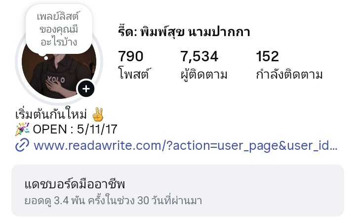 พิมพ์สุข นามปากกา🖋 tweet media