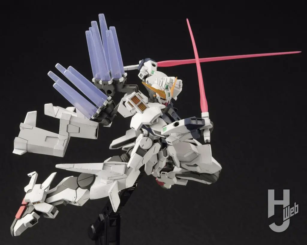 HG ガンダムジリウス」を細部のシャープ化 & チッピング塗装で解像度