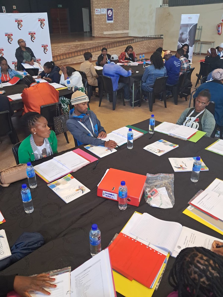 Today marked the final day of our accredited Volunteer Food Handler Training in Kagiso! 

Jabu Mvubu wrapped up the week by guiding participants through essential career skills, from CV writing and interview prep to entrepreneurship development.