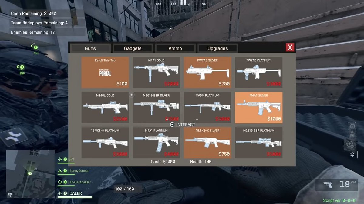 Custom UI sur Battlefield 6 Portal (mode de jeu Besieged) (source : <a href="/MrDalekJD/">Jon</a> youtube video)

on va pouvoir cook très très fort