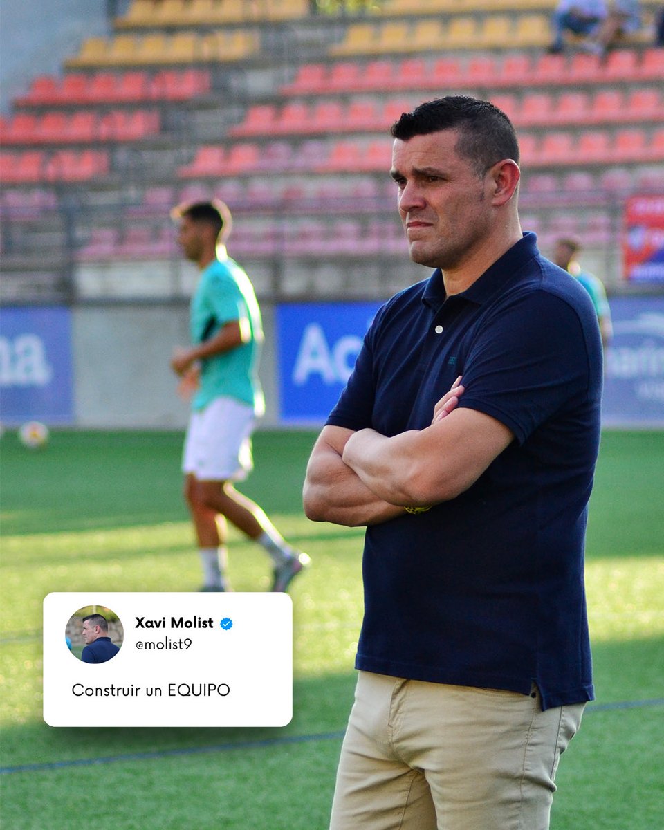 Palabra del mister en sus redes sociales 🫡

🗣️ <a href="/XaviMolist/">Xavi Molist</a> 

#SeguimosSoñando