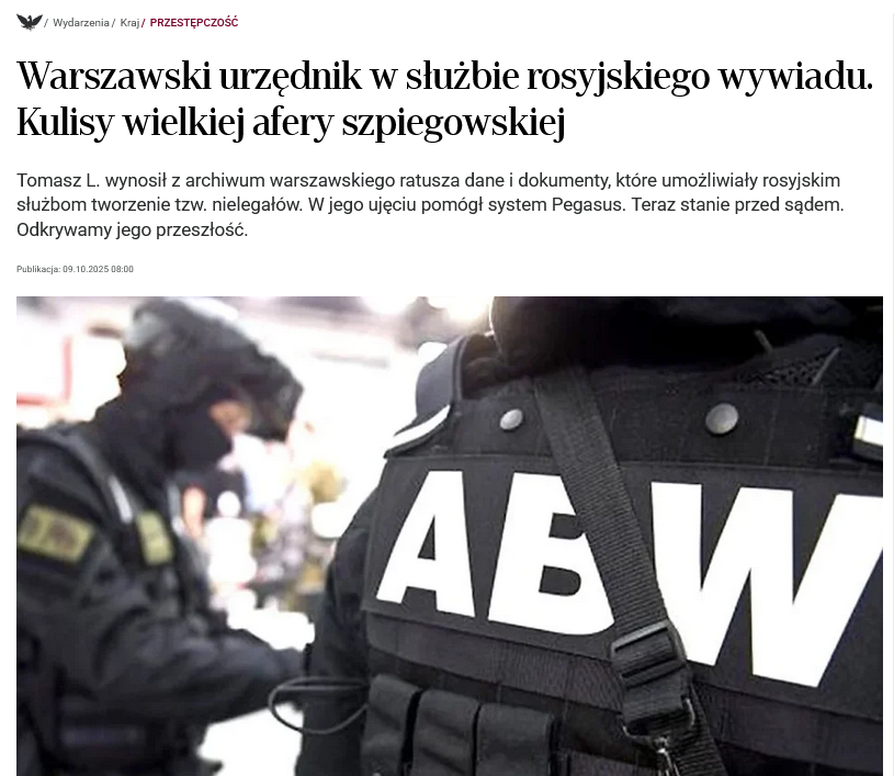 Kaminski_M_'s tweet photo. Dzięki Pegasusowi polskie służby były w stanie identyfikować szpiegów, łapać potencjalnych terrorystów, morderców, ścigać przestępczość gospodarczą. Dziś ekipa Tuska ściga za to funkcjonariuszy i oponentów. Komu ci ludzie służą? Bo na pewno nie Polsce. https://t.co/rxo6XksRIN