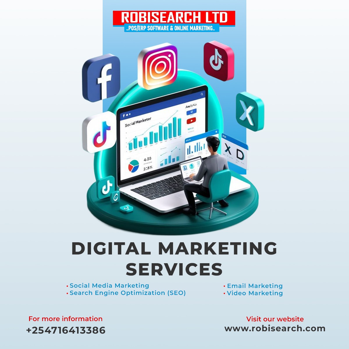 blessedMumbe's tweet image. @RobisearchICT is your ultimate solution to digital marketing. Don't hesitate to contact for marketing services. Let the world know what you do, where and your business will grow Customer Feedback App
#DigitakaNaRobisearch
RobisearchDigital Soja App