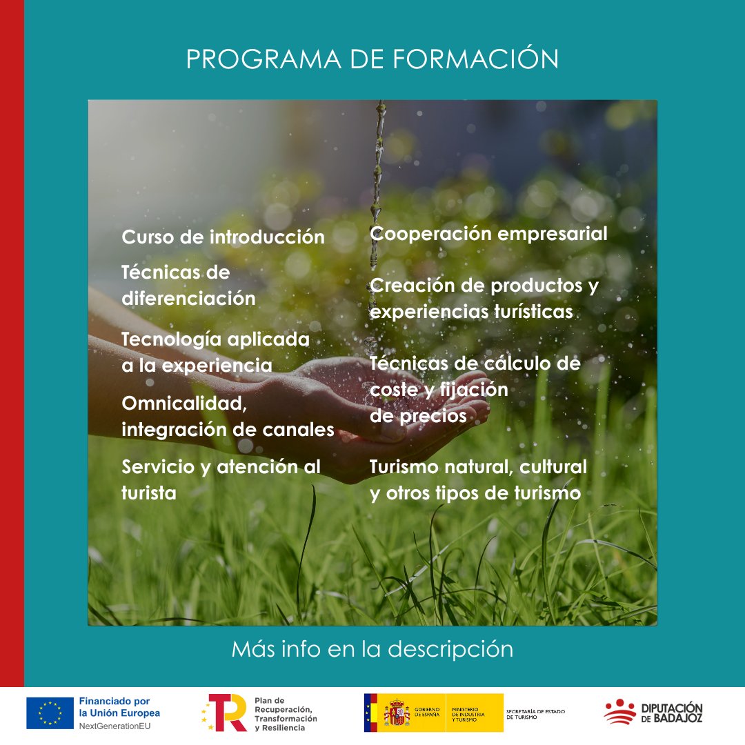 🌟 ¡Arranca el proyecto “Impulso y Desarrollo de los Productos Turísticos del PST La Serena”! 🌟
con La Diputación de Badajoz y Creación Experiencias 🏞️🌾
👉 Escríbenos para unirte al proyecto: 693 39 38 09
  📧 Más info: gestionproyectos@badajoz4.creacionexperiencias.com