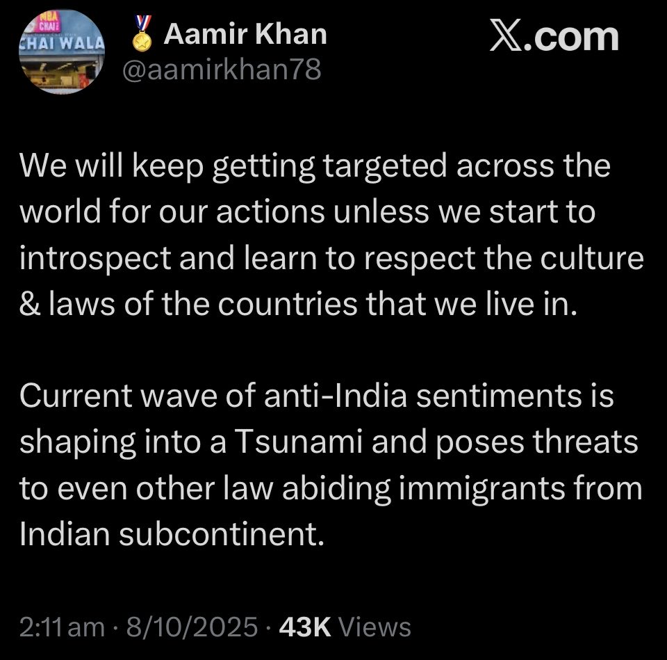 So, since I posted about the dumping of rubbish in a local Creek after an Indian festival I have been abused &amp; trolled non-stop by Indians online.

All I did was ask that you do not dump your rubbish in our water ways. And that this behaviour is not acceptable as it harms our
