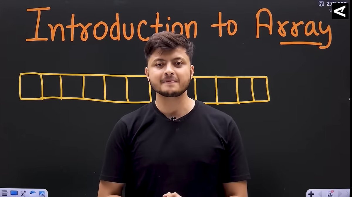 PaponRay404's tweet image. Day 5️⃣ – DSA (C++) Journey 🚀
Completed Lectures 16 today
Arrays 
🧩 Topics Covered:
• Introduction to Arrays
• Array Input & Output
• Memory Representation
• Common Array Problems (Max/Min, Sum, Reverse, etc.)
#DSA #CPP #LearnInPublic #CodingJourney #100DaysOfCode