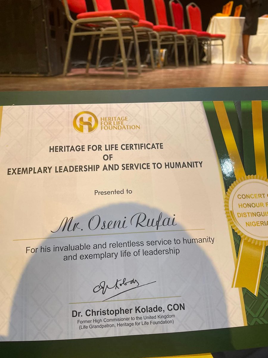 Congratulations Rufai Oseni <a href="/ruffydfire/">oseni rufai</a>