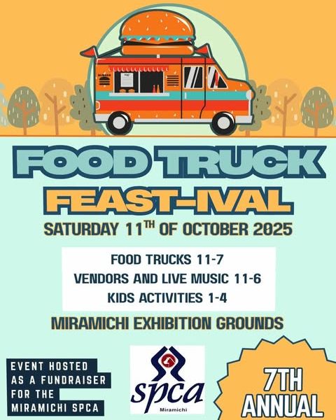 TOMORROW

Rewind 95.9 is a proud supporter of this year's Miramichi SPCA Food Truck Feast-ival!