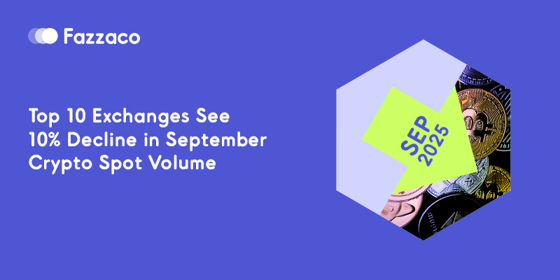 fazzaco_fx's tweet image. Fazzaco has compiled September 2025 spot trading data from the top 10 crypto exchanges, revealing a 10.08% overall decline in total volume, with eight exchanges recording decreases.
fazzaco.com/newsdetail/396…
#CryptoExchanges #SpotTrading #Fazzaco #MarketData #TradingVolume
