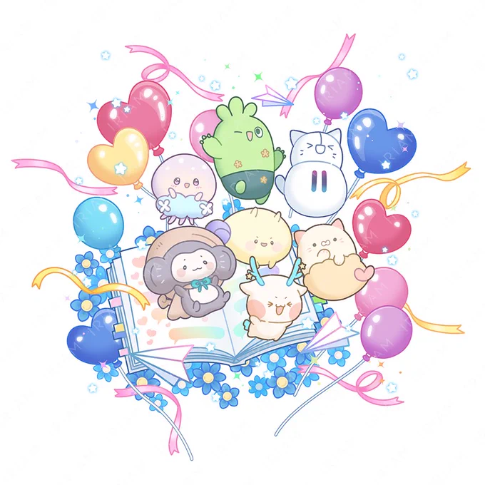 【 お仕事告知 】 IRIAM様の7th Anniversary Project ミライト にて、特典のイラストギフトを制作させていただきました。 獲得された皆様おめでとうございます!
