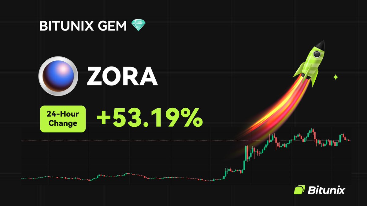 BitunixOfficial's tweet image. 💎 BITUNIX GEM 💎
$ZORA @zora
24H Change: +53.19%
📆 Listed on 26/07/2025
🚀 Trade now on bitunix.com/contract-trade…