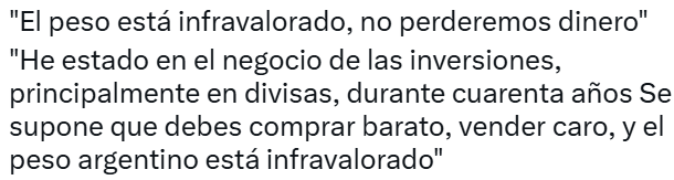 -- Scott, decime que post elecciones va a haber una mega devaluacion sin decirlo.
++  Asi o mas claro ?
-- No, no tan claro que se van a avivar !