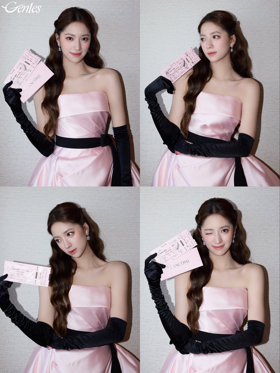 Ready to embark on #Lancome ‘s 90th anniversary "Happiness" special train! Let's set off and chase beauty and happiness. 🚂💖
#OuyangDidi
#Gen1es