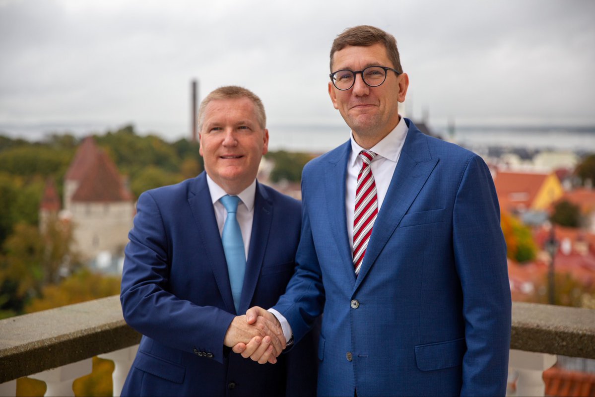 KristenMichalPM's tweet image. Good discussion with @EUCssrMcGrath on the rule of law and protecting democracy.
Digitalising justice is key. We see strong potential in strengthening @EULISA_agency in Tallinn.
Growing hostile influence online means responsibility must be a must-have for all, also Telegram.