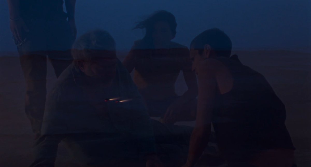 LostInFilm's tweet image. Film dissolves in Oliver Laxe's 'Sirât' (2025)