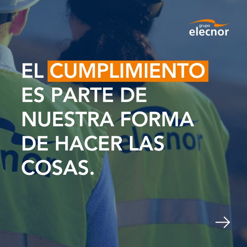 GrupoElecnor's tweet photo. El Compliance Officer es clave para promover la integridad, la transparencia y la buena gestión en las organizaciones. 

En Grupo Elecnor, fortalecemos este compromiso junto a Gonzalo Sánchez Alber, nuestro CCO. 

Conoce más sobre nuestra labor en materia anticorrupción.