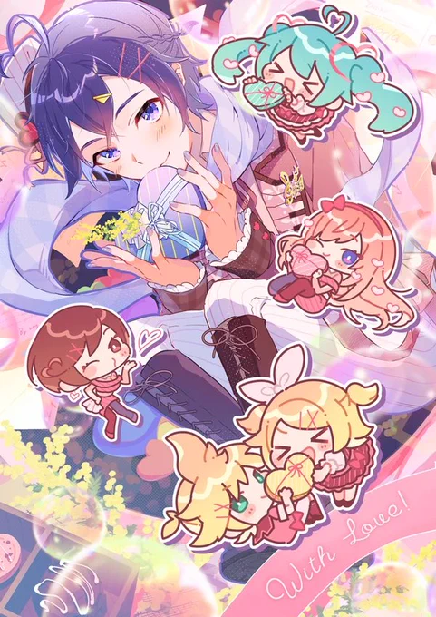 かなり前に入賞したこちらのイラストが、MIKU EXPOにて再度展示されるそうですありがたい〜