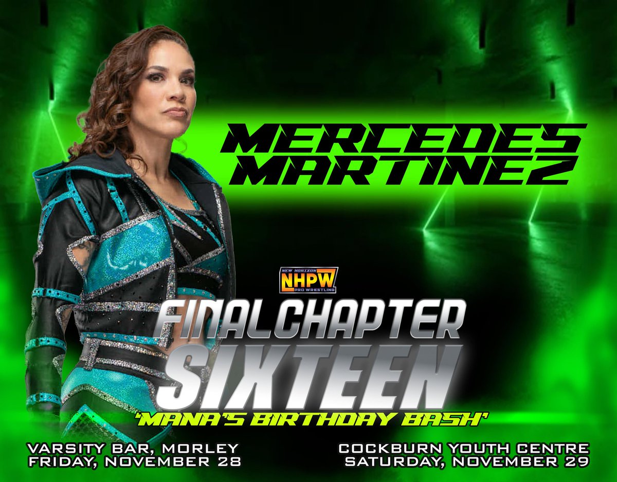 My Birthday so im once again ik bringing my favourite Female Pro Wrestler in the world, my whanau &amp; AEW star <a href="/RealMMartinez/">Mercedes Martinez 🏳️‍🌈🇵🇷</a> . Who will she face ?
