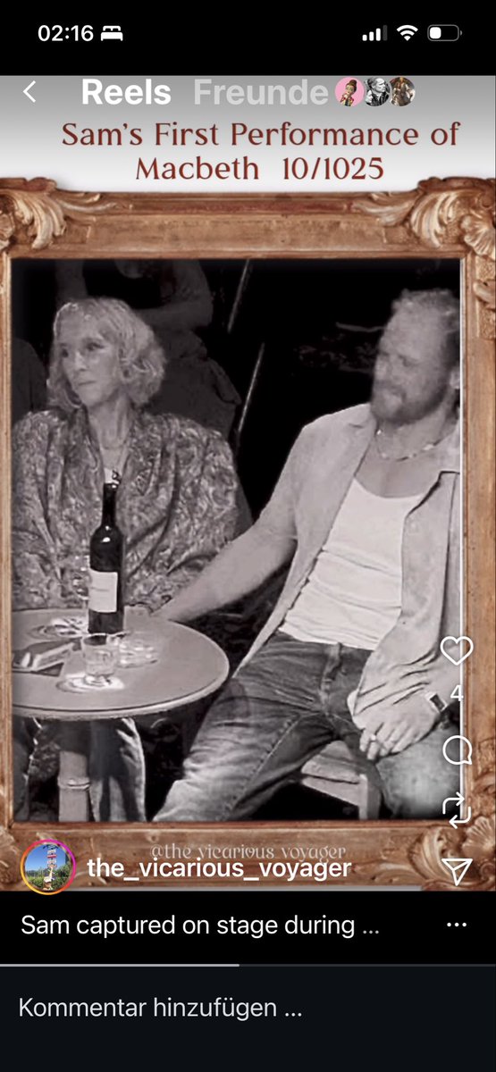 Pam1904_'s tweet image. The photos from the premiere of Macbeth with @SamHeughan, shared by @the_vicarious_voyager on Instagram, look really modern! I&apos;m already looking forward to seeing the performance live on 22 October.❤️🥰