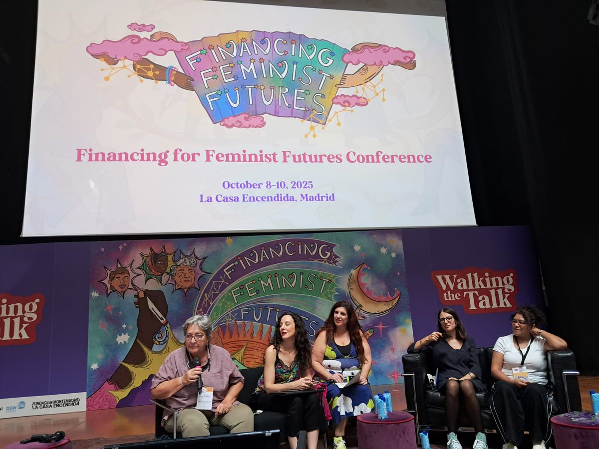 CoordiONGD's tweet image. En #F4FF @CoordiONGD,Articulación Feminista Mercosur,@OxfamIntermon y Trenzado cuidados presentan propuesta de sociedad civil para el Pacto birregional por los cuidados UE-América Latina y el Caribe que esperamos se acuerde en la IV Cumbre CELAC-UE este noviembre en Santa Marta